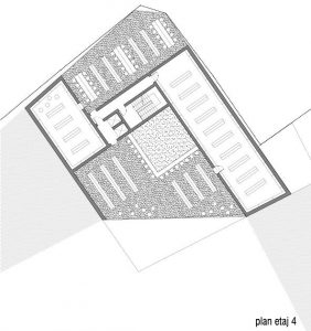 plan etaj 4 _ biblioteca teologie