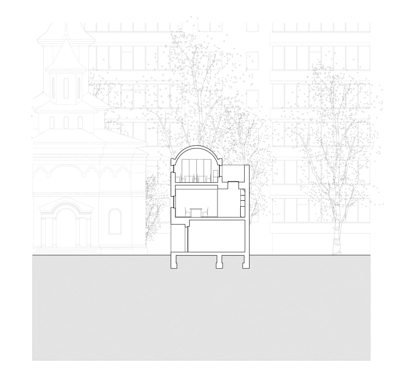 Capela Dorobanți plan 2